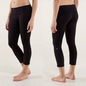 Lululemon Black Cropped Leggings